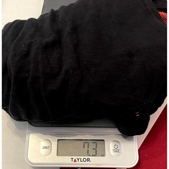 Free People Off‎ The Shoulder Black Cross Stitch floral Ebroidered Blouse Size M - Picture 4 of 5